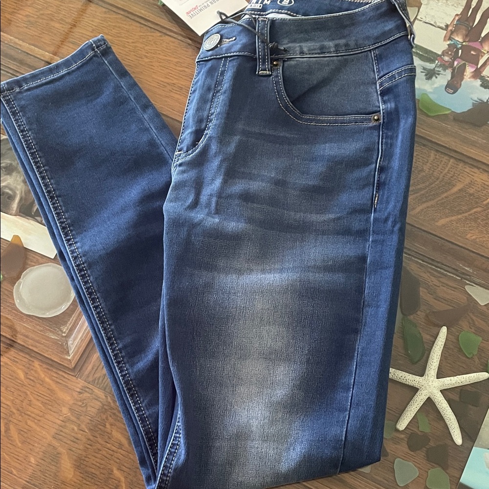 Born Primitive Flex Stretchy Skinny Jeans - Dark Blue